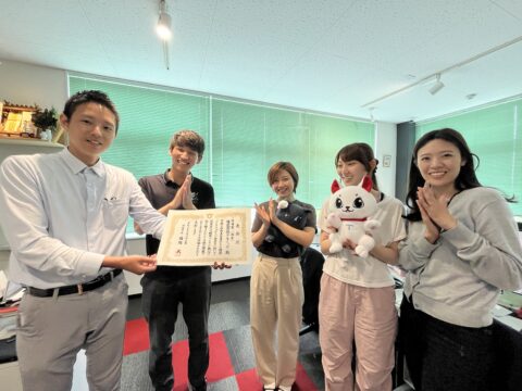 【表彰】～かりや健康づくりチャレンジ宣言　優秀賞（銀賞）表彰～